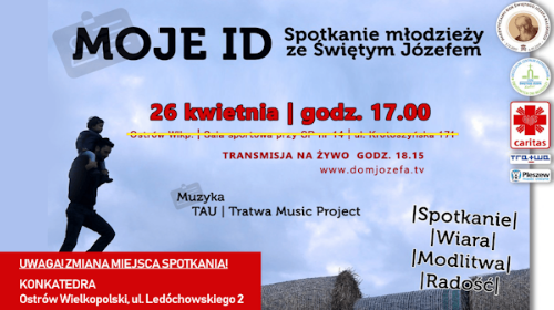 MOJE ID – Spotkanie młodzieży ze Świętym Józefem NA ŻYWO
