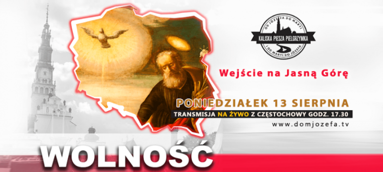 Wejście na Jasną Górę NA ŻYWO