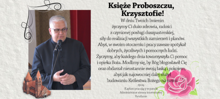 Księże Proboszczu!