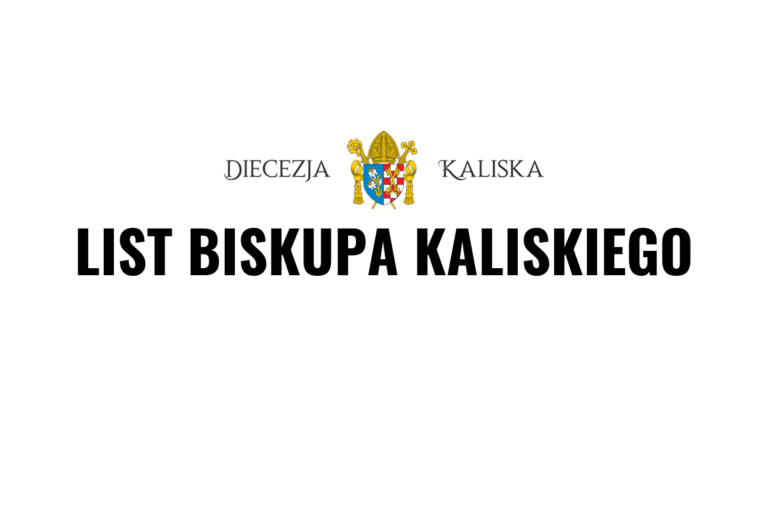 List Biskupa Kaliskiego do młodzieży
