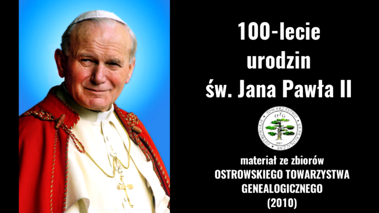 100-lecie urodzin św. Jana Pawła II
