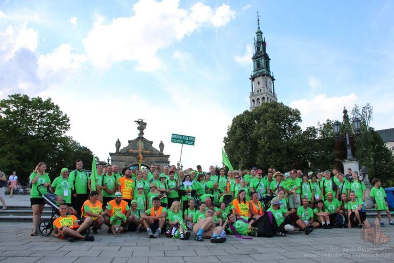Grupa Zielona dotarła do Jasnogórskiej Pani