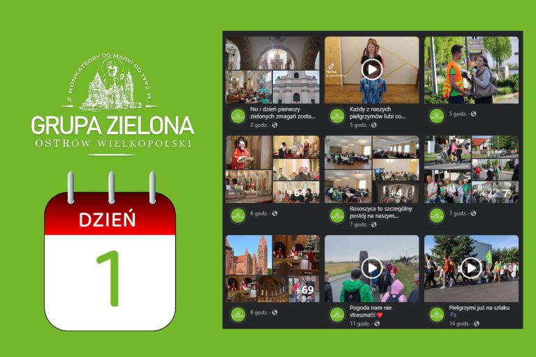Zieloni pielgrzymują – dzień 1