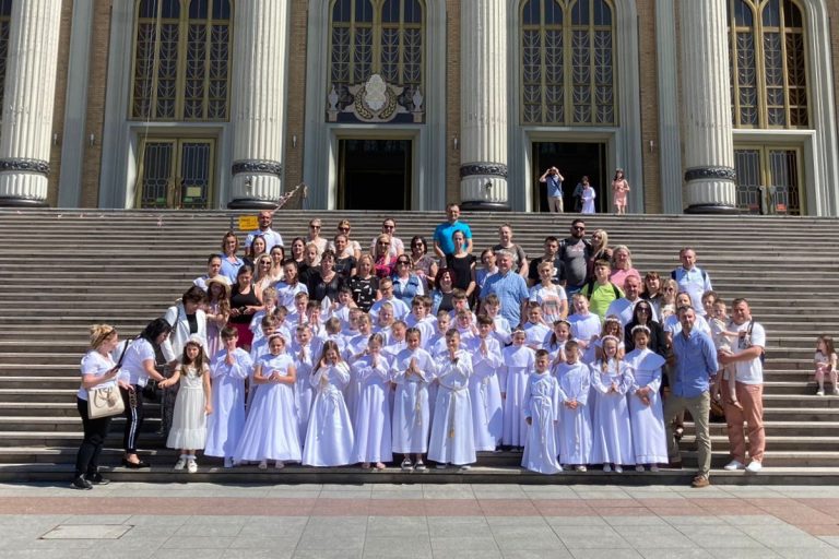 Pielgrzymka dzieci komunijnych do Lichenia