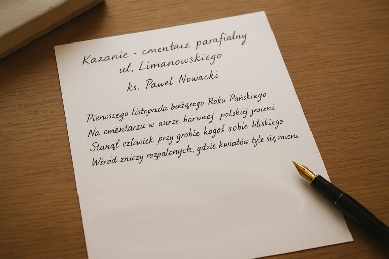 1 listopada – homilia